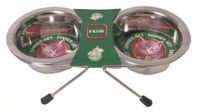 Hondenbak set 2 rvs bakken 11 cm Gebr de Boon - Gebr de boon Hondenbak set 2 rvs bakken 11 cm Gebr de Boon - Gebr de boon