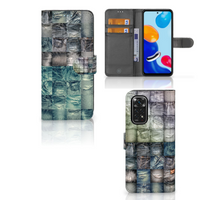 Wallet Case met Pasjes Xiaomi Redmi Note 11/11S Spijkerbroeken - thumbnail