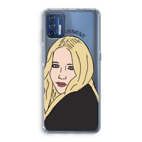 Mary Kate: Motorola Moto G9 Plus Transparant Hoesje