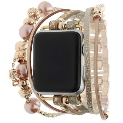 Apple Watch Sieraden Band - Liz Goud Glitter - 44, 45, 46 & 49mm Apple Watch Sieraden Band - Liz Goud Glitter - 44, 45, 46 & 49mm