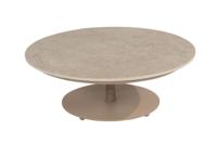 4 Seasons Outdoor Boaz koffietafel - latte/keramiek - Ø80 cm.