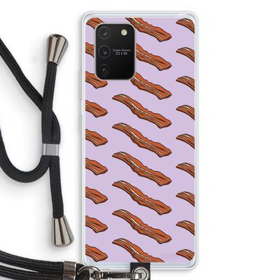 Bacon to my eggs #2: Samsung Galaxy S10 Lite Transparant Hoesje met koord