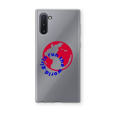 Run The World: Samsung Galaxy Note 10 Transparant Hoesje