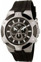 Horlogeband Invicta 7342.01 Leder/Kunststof Zwart