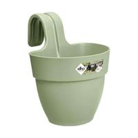 ELHO - Vaso da fiori - Vibia Campana Easy Hanger Small - Verde pistacchio - Balcone esterno - L 24,1 x P 20,5 x H 26,5 cm