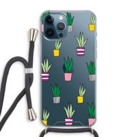 Sanseveria: iPhone 12 Pro Max Transparant Hoesje met koord Sanseveria: iPhone 12 Pro Max Transparant Hoesje met koord
