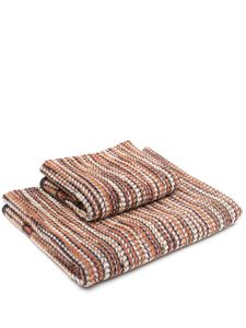 Missoni Home lot de 2 serviettes de bain Billy - Marron