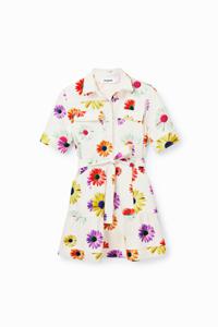 Korte blousejurk met bloemen M. Christian Lacroix - WHITE - L