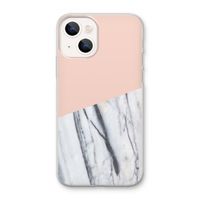A touch of peach: iPhone 13 mini Transparant Hoesje