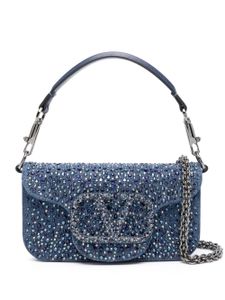 Valentino Garavani petit sac à détail VLogo - Bleu