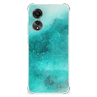Back Cover OPPO A78 4G Painting Blue Back Cover OPPO A78 4G Painting Blue