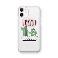I love cacti: iPhone 12 Transparant Hoesje