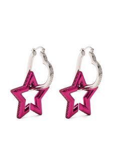 Versace boucles d'oreilles pendantes Greca - Rose