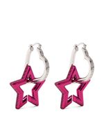 Versace boucles d'oreilles pendantes Greca - Rose - thumbnail