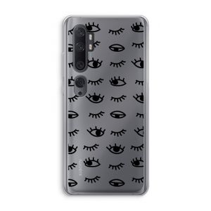 Eye pattern #2: Xiaomi Mi Note 10 Pro Transparant Hoesje