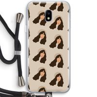 Bonjour mon amour: Samsung Galaxy J3 (2017) Transparant Hoesje met koord