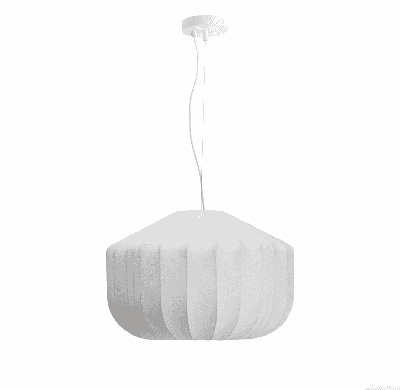 Kave Home Hanglamp 'Somar' 51cm, kleur Wit