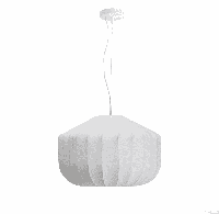 Kave Home Hanglamp 'Somar' 51cm, kleur Wit