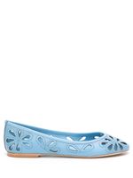 Sarah Chofakian leather ballerinas - Bleu