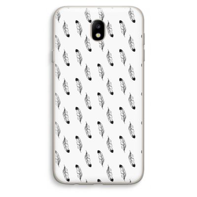 Pluimen: Samsung Galaxy J7 (2017) Transparant Hoesje