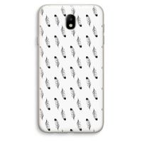 Pluimen: Samsung Galaxy J7 (2017) Transparant Hoesje Pluimen: Samsung Galaxy J7 (2017) Transparant Hoesje