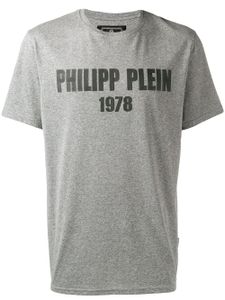 Philipp Plein t-shirt à logo imprimé - Gris