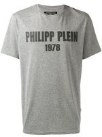 Philipp Plein t-shirt à logo imprimé - Gris - thumbnail