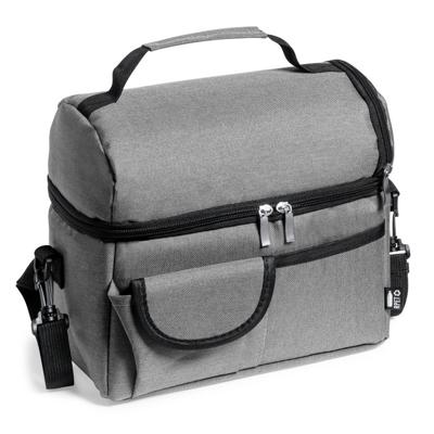 Koeltas Easy Travel - voor lunchpakket of drankjes - 12 liter - 25 x 15 x 24 cm - Draagband - Grijs
