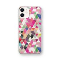 Gekleurde driehoekjes: iPhone 12 mini Transparant Hoesje