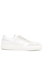 Tod's side logo-print low-top sneakers - Blanc - thumbnail