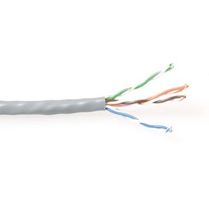 Netwerkkabel CAT5 op rol vast 100 M ACT
