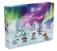 Plus Plus Advent calendar - santa&apos;s northern lights adventure plus-plus christmas (4337)
