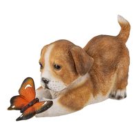 Clayre & Eef Bruine Decoratie hond 20*8*11 cm 6PR3360 - thumbnail