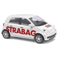 Busch 49562 H0 Auto Smart Forfour 14, Strabag Busch 49562 H0 Auto Smart Forfour 14, Strabag