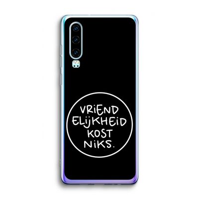 Vriendelijkheid: Huawei P30 Transparant Hoesje