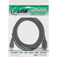 Kabel inLine verlengkabel USB-A 2.0 M/V 1,8 meter zwart - thumbnail