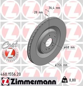 Remschijf Coat Z 460155620