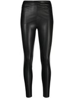 Wolford pantalon taille haute à fini poli - Noir