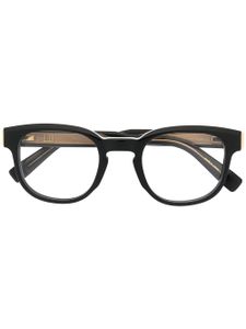 Dunhill lunettes de vue à plaque logo latérale - Noir