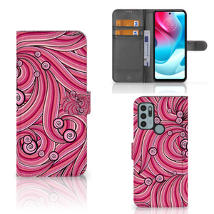 Motorola Moto G60s Hoesje Swirl Pink