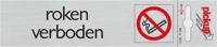 Route Alulook 165 x 44 mm Sticker roken verboden - Pickup