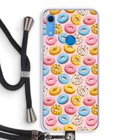 Pink donuts: Huawei Y6s Transparant Hoesje met koord Pink donuts: Huawei Y6s Transparant Hoesje met koord