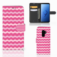 Samsung Galaxy S9 Plus Telefoon Hoesje Waves Pink