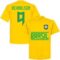 Brazilië Richarlison 9 Team T-Shirt - thumbnail