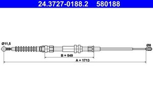 Handremkabel 24372701882