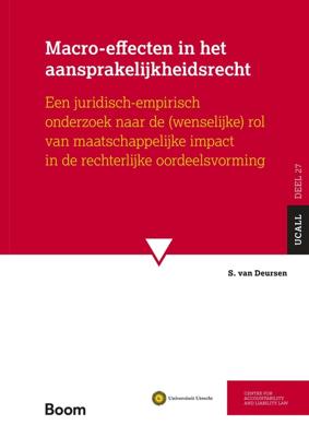Macro-effecten in het aansprakelijkheidsrecht - S. van Deursen - ebook