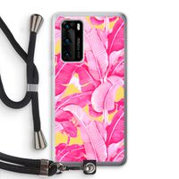 Pink Banana: Huawei P40 Transparant Hoesje met koord