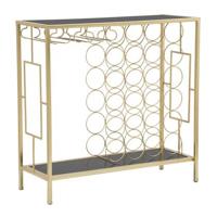 Mauro Ferretti Glam Console met fleshouder in goud metaal