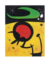 Kunstdruk Joan Miro - Vuelo de pajaros 40x50cm