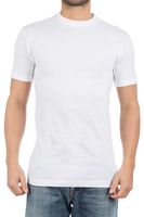Alan Red Virginia Regular Fit T-Shirt ronde hals Dubbel pak wit, Effen - thumbnail